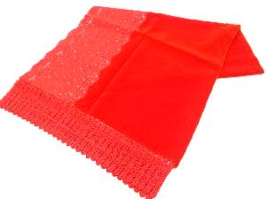 ビロードレース花模様ショール